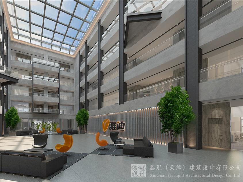 天津雅迪实业办公楼装修工程